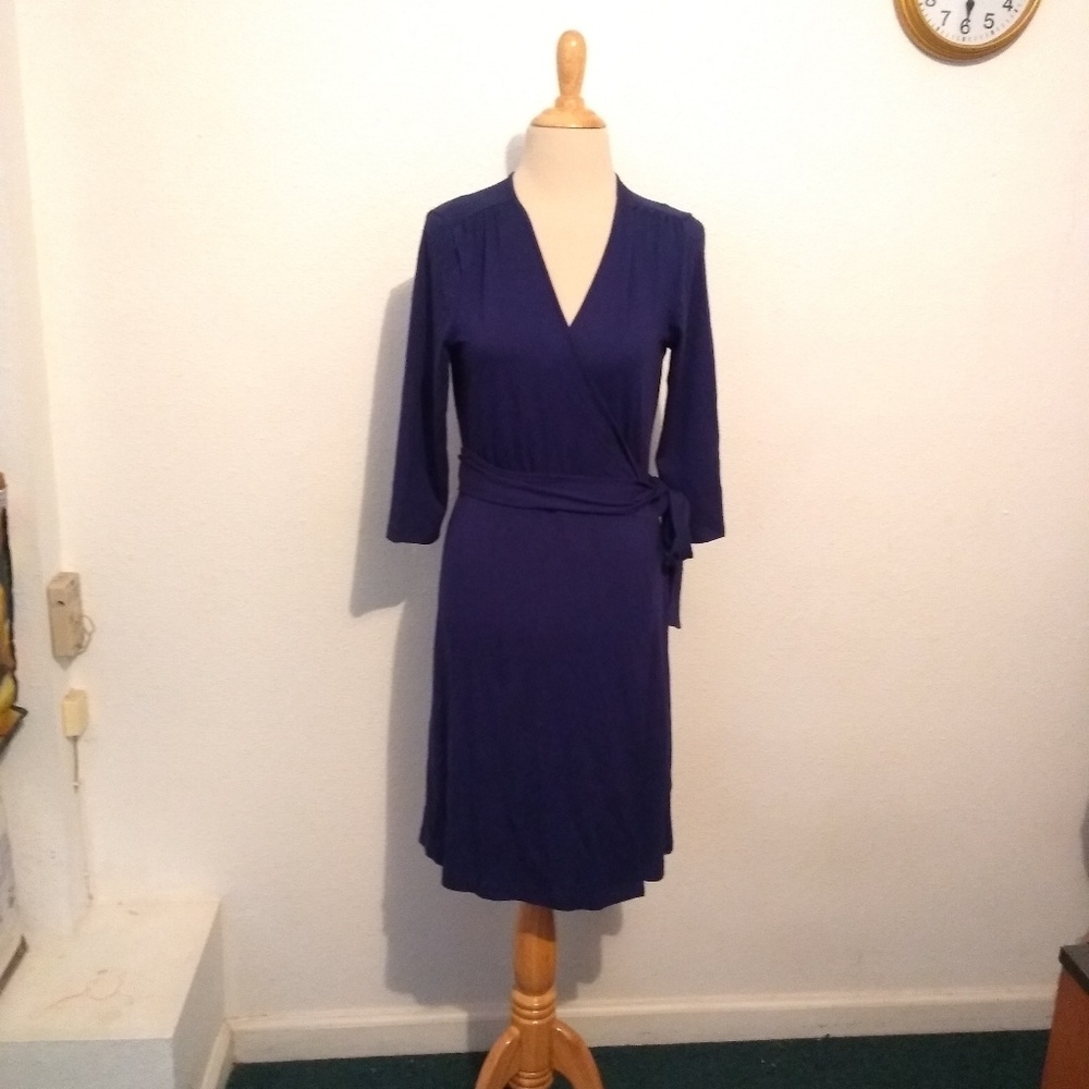 Banana Republic Blue Wrap Dress